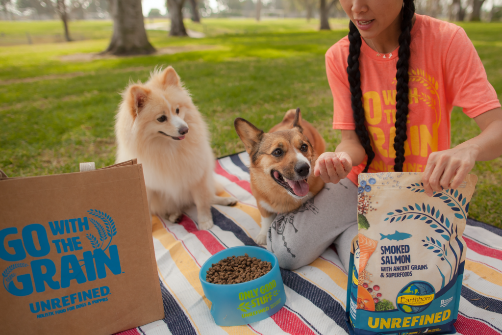 A day at the park with Unrefined dog food. 