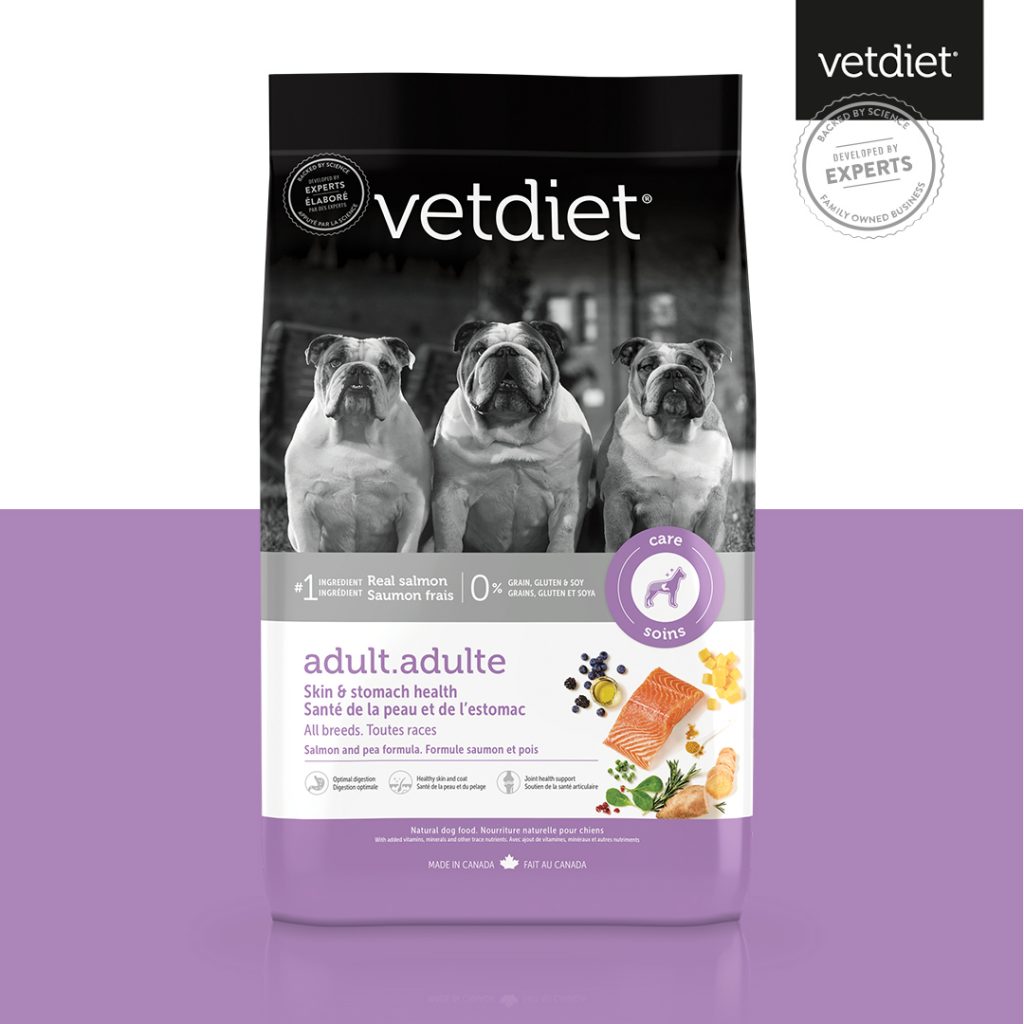 Vetdiet skin and stomach health pet food